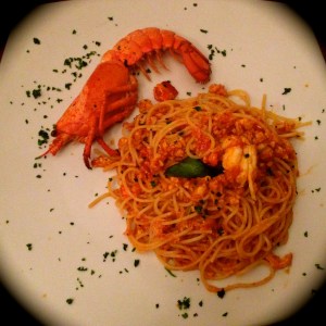 Spaghetti con Fresh Lobster